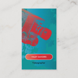 Medien berufliches Filmaker Visitenkarte