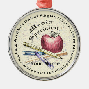 Medienexperte Premium-Rundum-Ornament Ornament Aus Metall