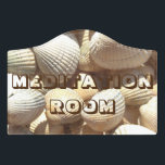Medienzimmer Sea Muschel Exotic Tropical Romantic Türschild<br><div class="desc">Meditationsraum,  Muscheln,  Exotic Tropical Romantic Door Sign,  können Sie den Text und die Farbe ändern</div>