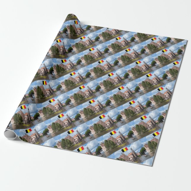 Medieval Brugge - Pro Foto Geschenkpapier (Ungerollt)