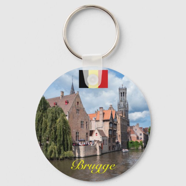 Medieval Brugge - Pro Foto Schlüsselanhänger (Vorderseite)