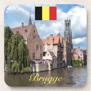 Medieval Brugge - Pro Photo Getränkeuntersetzer