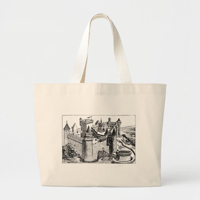 Medieval Castle Bag Jumbo Stoffbeutel (Vorne)
