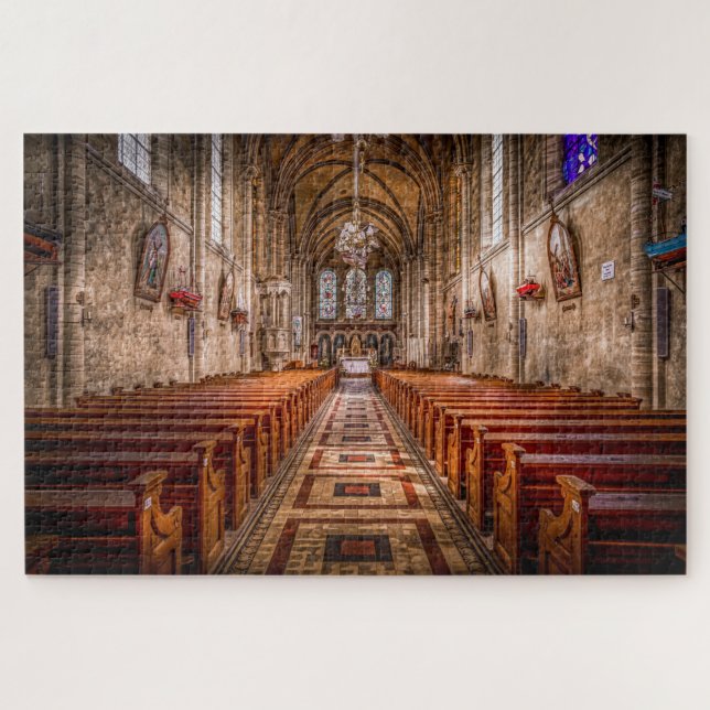Medieval Church Puzzle (Horizontal)