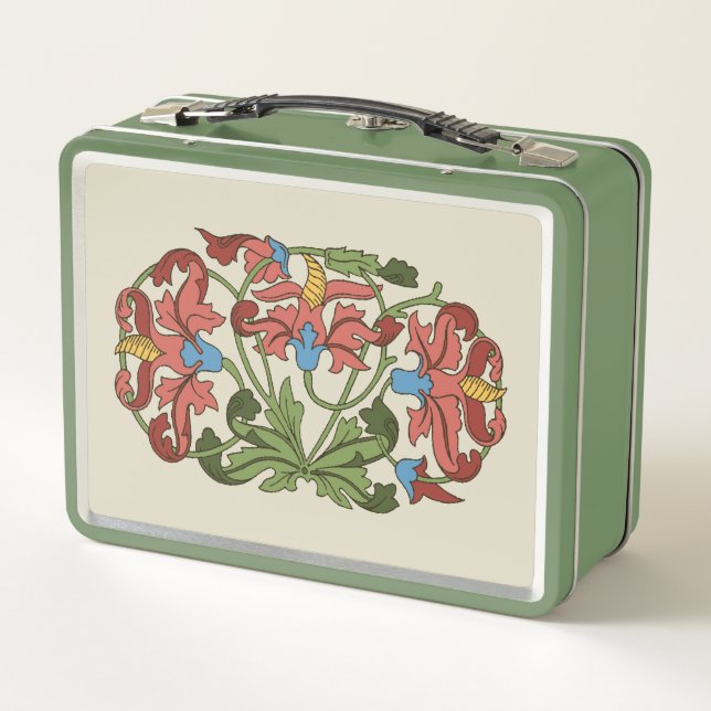 Medieval Flowers Metal Lunchbox (Dos)