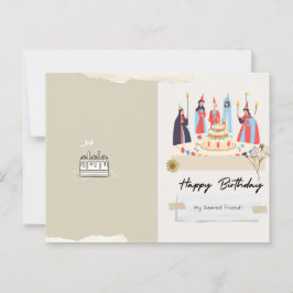Médiéval Geburtstagskarte Postkarte