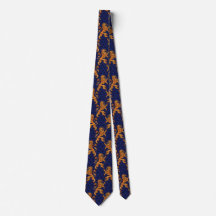 Medieval Gold Lion Blue Lilie