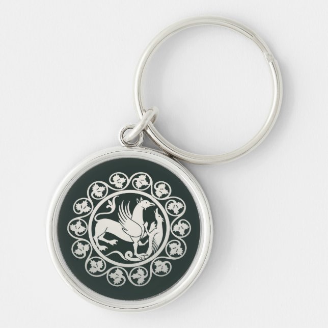  Medieval Griffin Combat Medallion Schlüsselanhänger (Vorne)