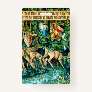 Medieval King Arthur William Morris Ausweis
