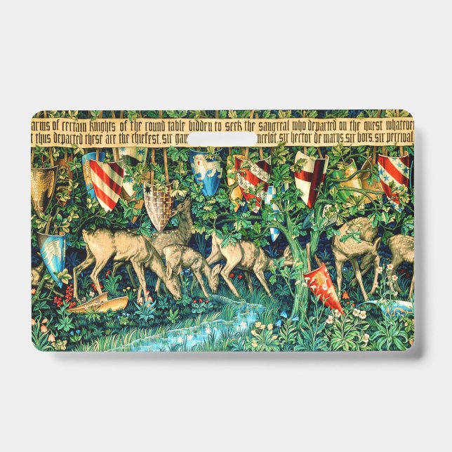 Medieval King Arthur William Morris Ausweis (Vorderseite)