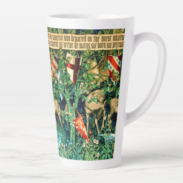 Medieval King Arthur William Morris Milchtasse (Rechts)
