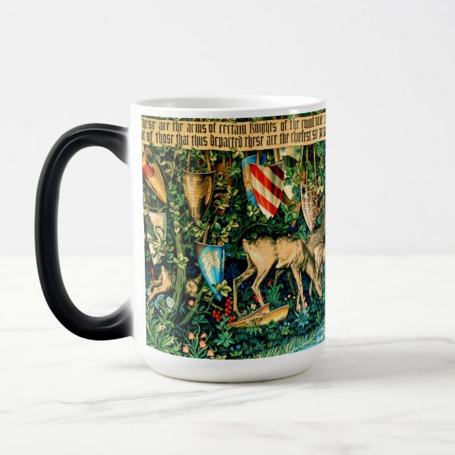 Medieval King Arthur William Morris Verwandlungstasse (Links)