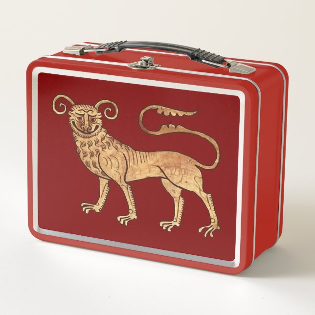 Medieval Manticore Metal Lunchbox (Devant)