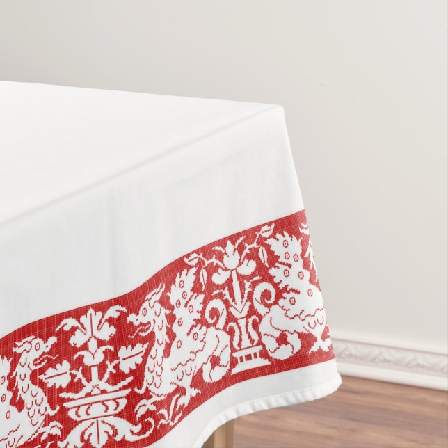 Medieval/Renaissance Wyverns Tablecloth, 52"x70" Tischdecke (Beispiel)