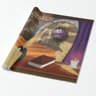 Medieval Scribe Geschenkpapier