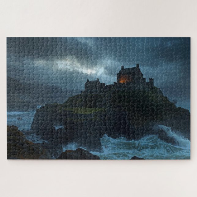 Medieval Welsh Castle Jigsaw Puzzle (Horizontal)