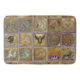 MEDIEVENT BESTIARY, FANTASTISCHE TIERE, GOLD ROT B BADEMATTE