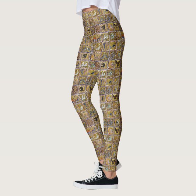 MEDIEVENT BESTIARY, FANTASTISCHE TIERE, GOLD ROT B LEGGINGS (Links)