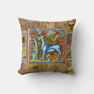 MEDIEVENT BESTIARY, UNICORN,FANTASTISCHE TIERE KISSEN