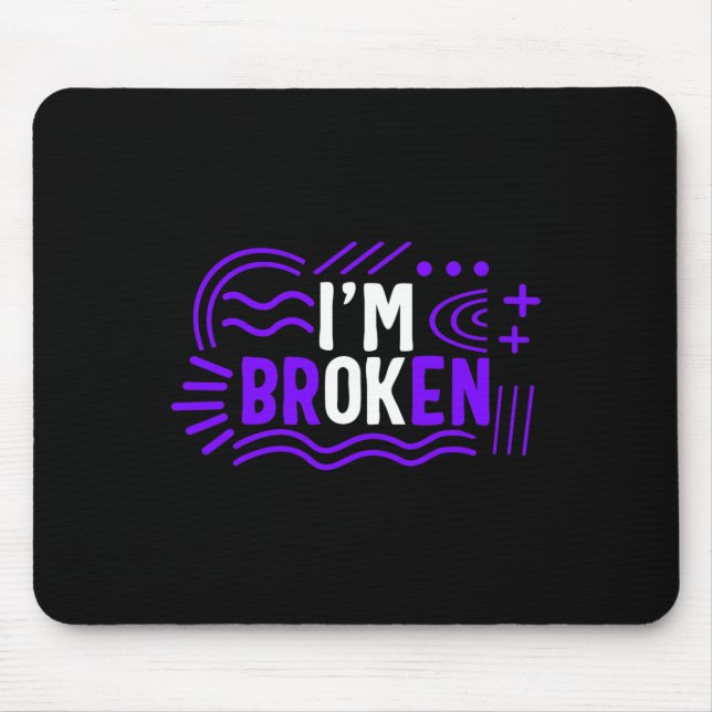 Medikamentenüberdosierung Bewusstsein Drogensucht  Mousepad (Vorne)