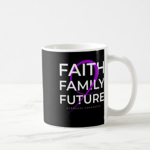 Medikamentenüberdosierung Bewusstsein Lila Ribbon Kaffeetasse