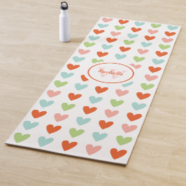 Medikation des Niedlichen Herzens Yogamatte