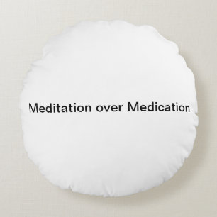 Medikation über die Medikation Rundes Kissen