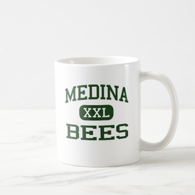 Medina - Bienen - Highschool Medinas - Medina Ohio Kaffeetasse (Rechts)