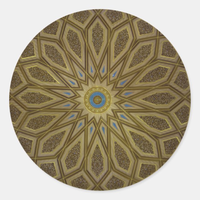 Medina Dome Runder Aufkleber (Vorderseite)