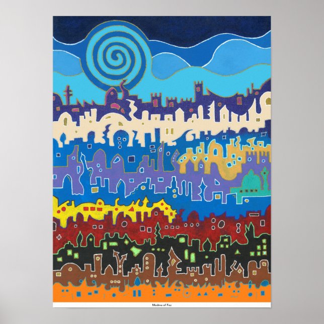 Medina of Fez - Print Poster (Vorne)