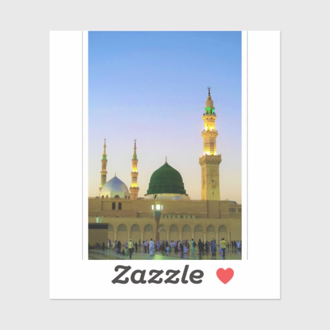 Medina Prophet Mosque Aufkleber (Blatt)