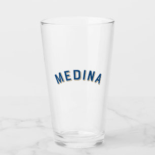 Medina, Saudi-Arabien Vintag Arch Glas