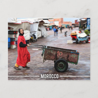 Medina von Marrakesch - Marrakesch Souk, Marokko Postkarte