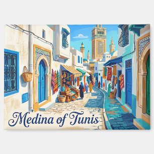 Medina von Tunis Tunesien Magnet