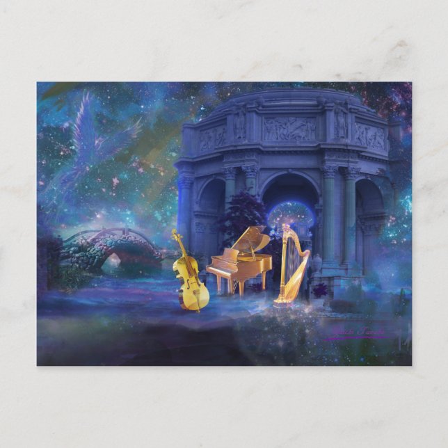 Meditation 1 postkarte (Vorderseite)