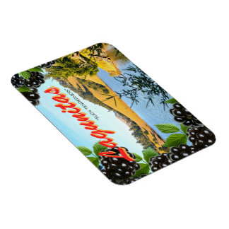 "Méditation à Lagunitas" Magnet inspiré par carte 