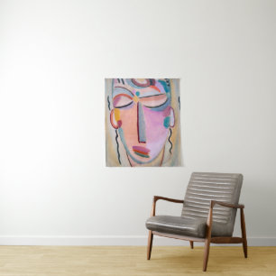 Meditation Alexej von Jawlensky Figurative Art Wandteppich