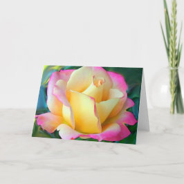 Meditation auf Rose Karte