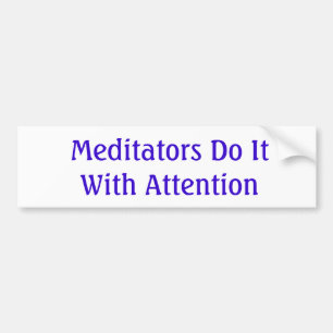 Meditation Autoaufkleber