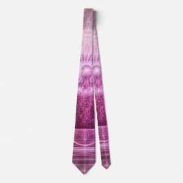 Méditation Chakra Zen Purple Cravate masculin