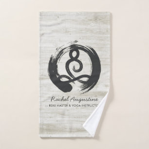 Méditation de l'instructeur de yoga Pose Symbole Z