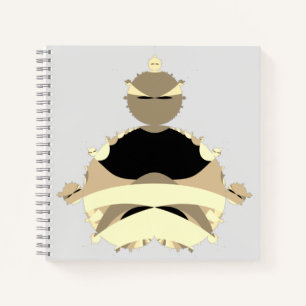 Meditation digitale Kunst Notizbuch