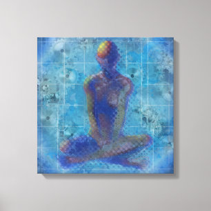 Meditation durch T.Orr Leinwanddruck