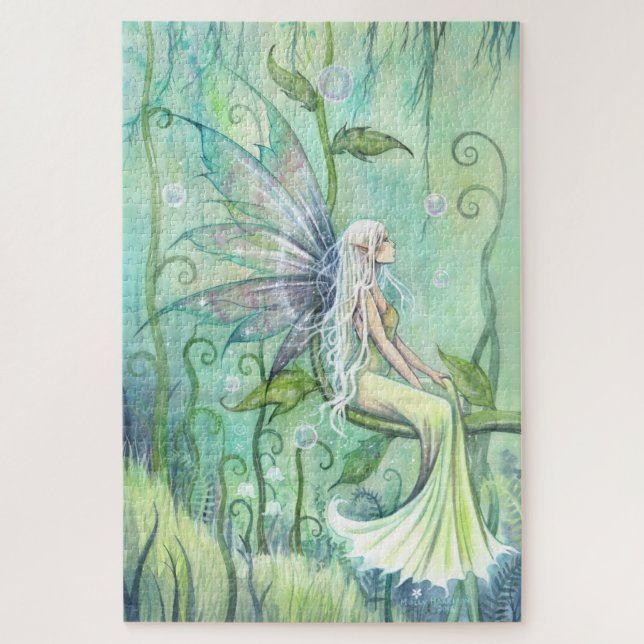 Meditation Fairy Fantasy Artwork von Molly Harriso (Vertikal)