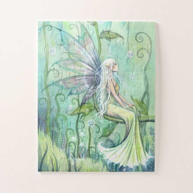 Meditation Fairy Fantasy Artwork von Molly Harriso (Vertikal)