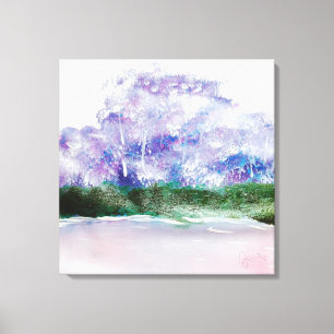 Méditation forestière Impression Canvas