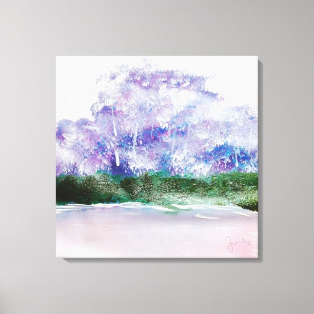 Méditation forestière | Impression Canvas (Recto)