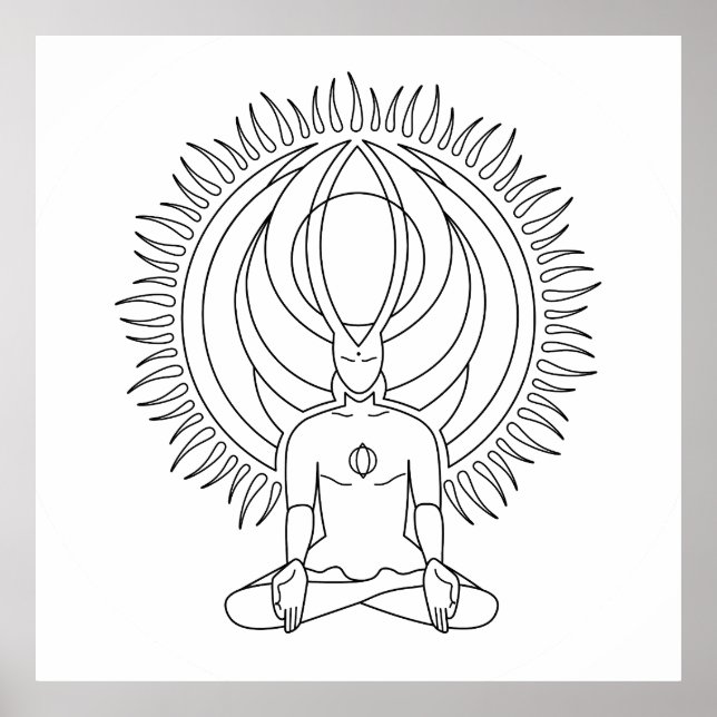 Meditation II. Poster (Vorne)