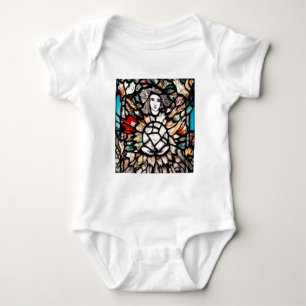Meditation in Farben: Buntglas-Kunst und Spiritual Baby Strampler