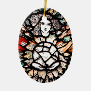 Meditation in Farben. Keramik Ornament